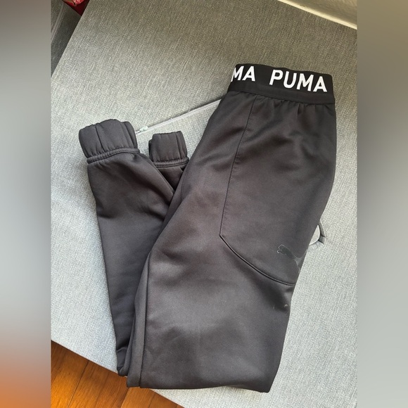 PUMA Black Sweatpants Joggers Size Small - Picture 2 of 6